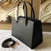 Prada Tote Saffiano City Leather Black 1BA049