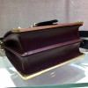 Prada Cahier black & red leather shoulder bag 1BD045