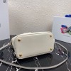 Prada Saffiano Top Handle Bag White 1BN012