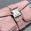 Prada box shoulder bag in pink