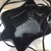 Prada Saffiano black leather bucket bag