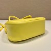 Prada Moon padded yellow nappa leather bag