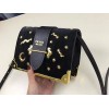 Prada cahier bag black 1BH018 2EKN F0002