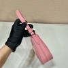 Prada Saffiano Pink Leather Shoulder Bag