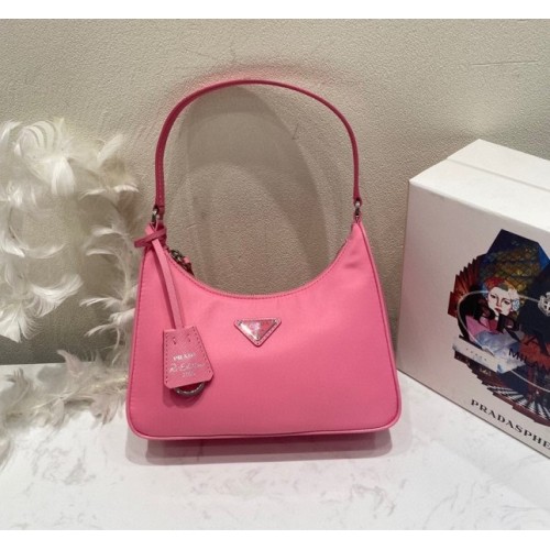 Prada Re-Edition 2000 Nylon Mini Bag Pink 1NE515