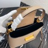Prada Saffiano Top Handle Bag Beige 1BN012