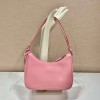 Prada Saffiano Pink Leather Shoulder Bag