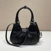 Prada Moon padded black nappa leather bag