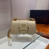 Prada Saffiano Sidonie Beige Bag