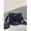 Prada Re-Nylon and Saffiano leather shoulder bag