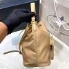 Prada re-nylon beige bucket bag