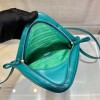 Prada Blue Triangular Padded Nappa Leather Crossbag