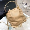 Prada re-nylon beige bucket bag