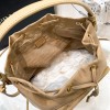 Prada re-nylon beige bucket bag