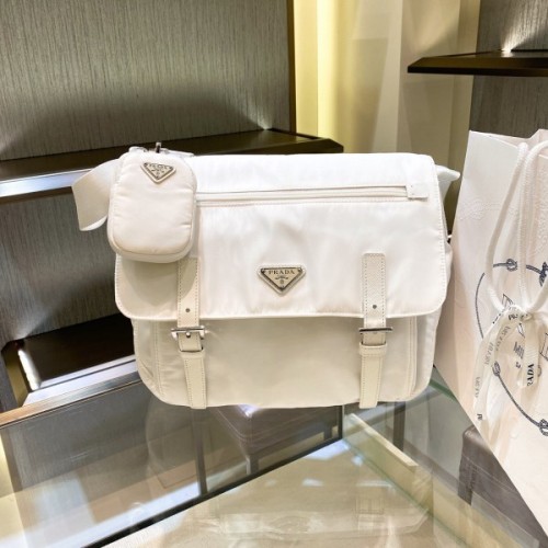 Prada white shoulder bag