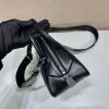 Prada Triangle Black Leather Bag