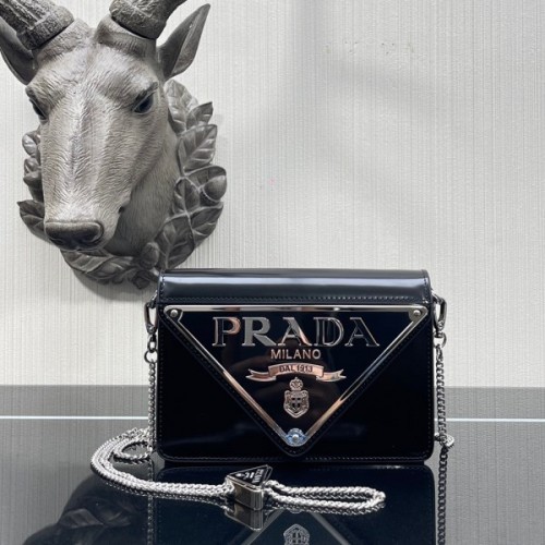 Prada mini shoulder black bag