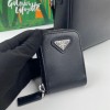 Prada Re-Nylon and Saffiano leather men black shoulder bag