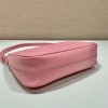Prada Saffiano Pink Leather Shoulder Bag