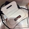 Prada White & Black Sidonie Shoulder Bag
