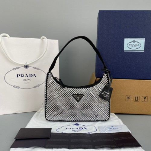 Prada Re-Edition 2000 Nylon Mini Black Bag