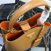 Prada Medium Saffiano Leather Dark Beige Bag