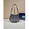 Prada Cleo Glitter in Black