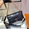Prada System nappa leather patchwork bag in black
