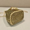 Prada embellished satin mini pouch