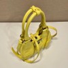 Prada Moon padded yellow nappa leather bag