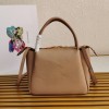 Prada Small beige leather handbag 1BC145