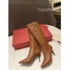 Valentino high brown boot