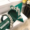 Manolo Blahnik Green Heeled Sandals