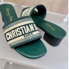 Dior heels green 3cm