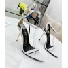 Tom Ford padlock white leather