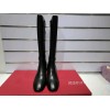 VALENTINO GARAVANI LEATHER TALL BOOTS