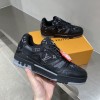 Louis Vuitton Monogram Eclipse Trainer black shoes