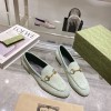 Gucci Maxi Green GG Jordaan loafers