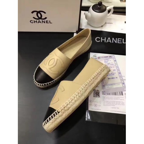 Chanel Espadrilles Beige & Black