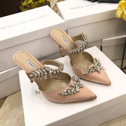 Manolo Blahnik Beige Heeled Sandals