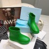 Prada rubber green boots