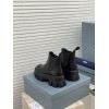Prada brushed leather Chelsea boots