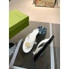 Gucci Interlocking G thong white sandal