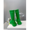 Balenciaga Green Crocs Boots
