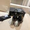 YSL logo heels