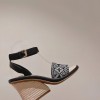 Louis Vuitton Black Maia Wedge Sandals