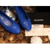 Chanel Blue Flat Espadrilles