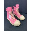 Rick Owens pink high sneakers 02