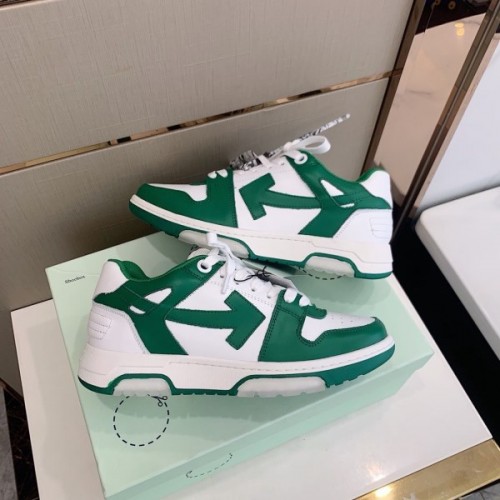 Off-White green shoes