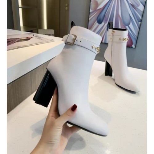 Louis Vuitton white boots